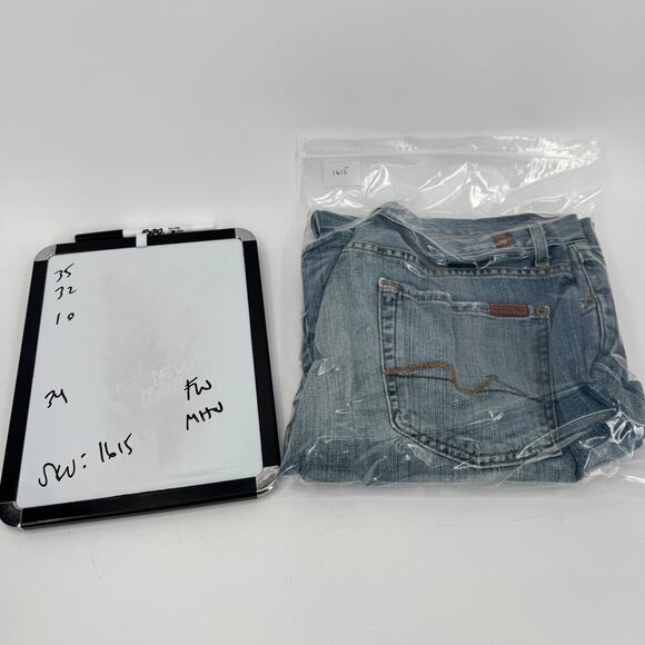 7 For All Mankind Light Blue Jeans - Picture 11 of 11